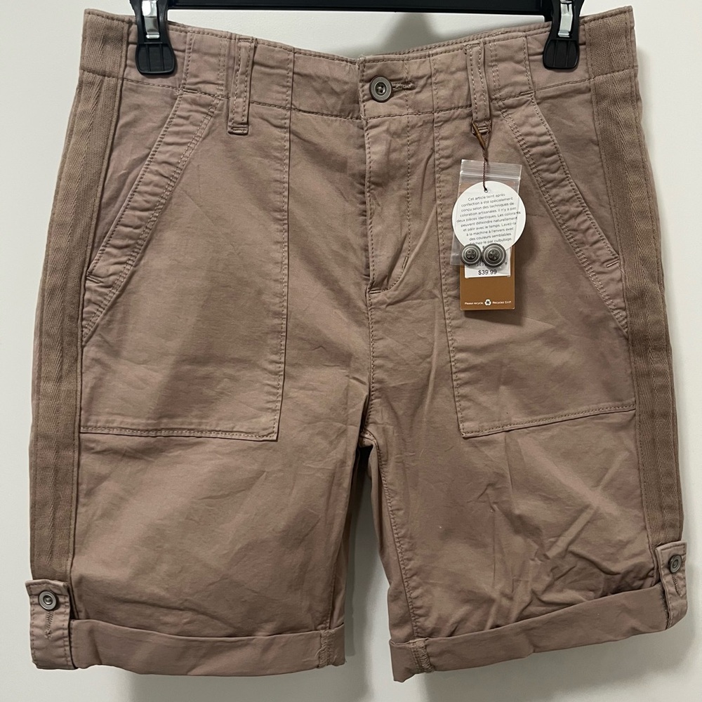 Denver Hayes Tan Bermuda Shorts